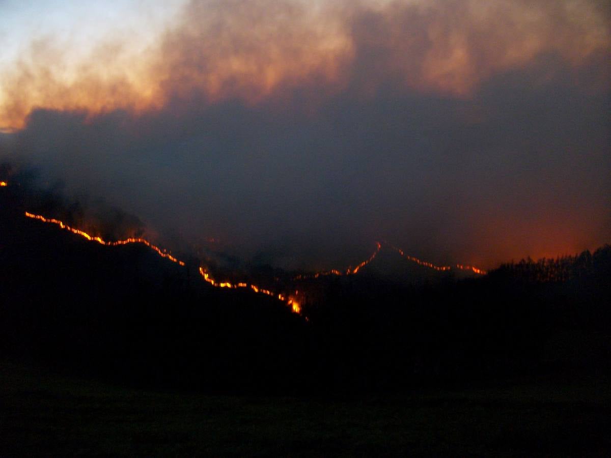 Incendios forestales en Asturias