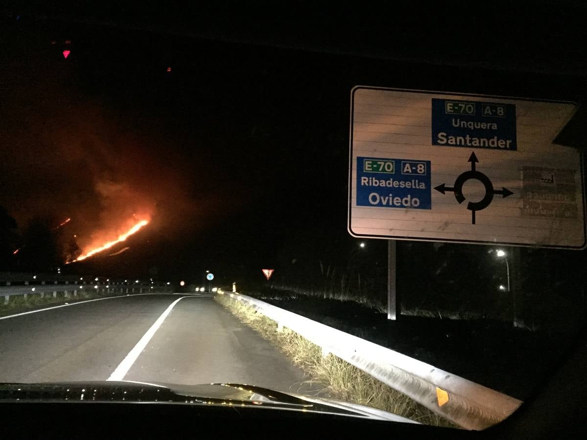 Incendios en el oriente asturiano
