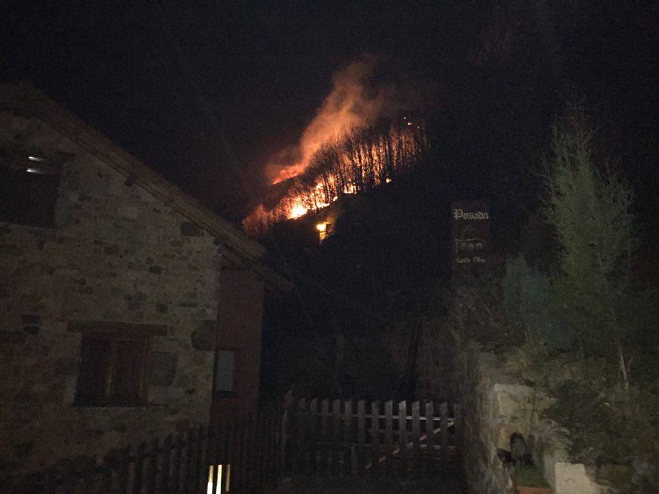 Incendios forestales en Asturias