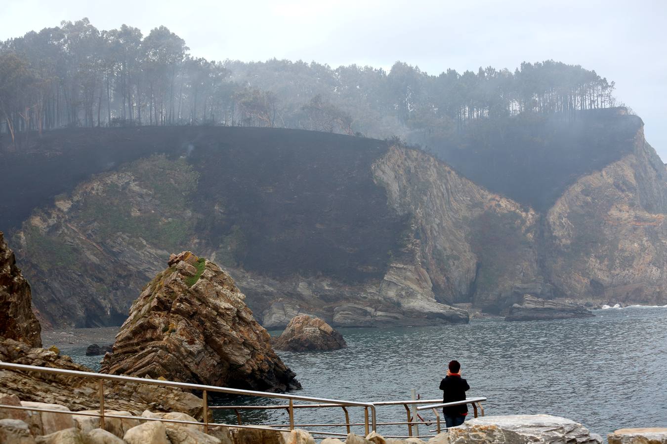 Recorrido en imágenes por las zonas más dañadas del Occidente de Asturias