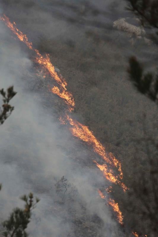 Así es el fuego contra el que luchaba José Antonio Rodríguez