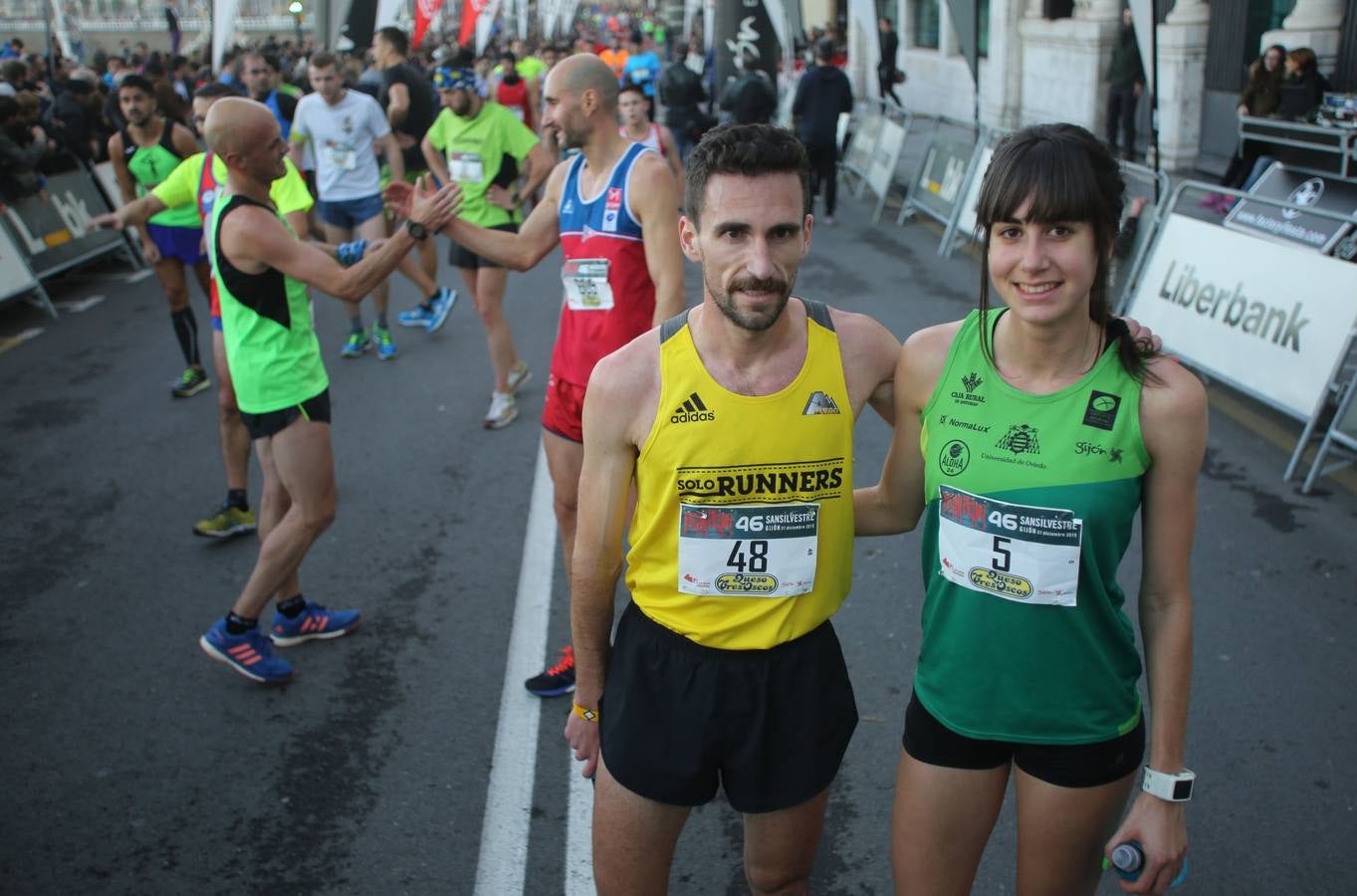 Las mejores imágenes de la San Silvestre de Gijón