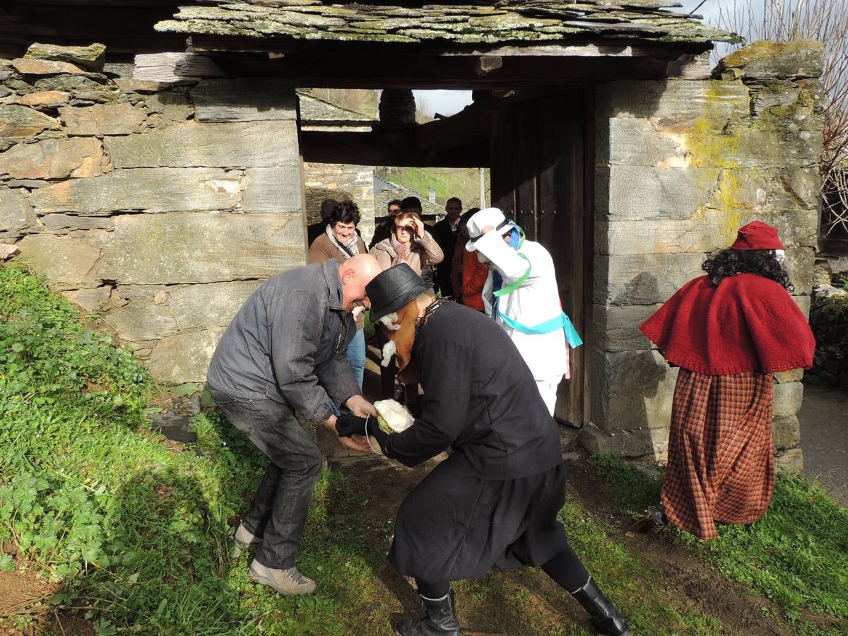 Os Reises llevan sus bailes a los pueblos del Valledor