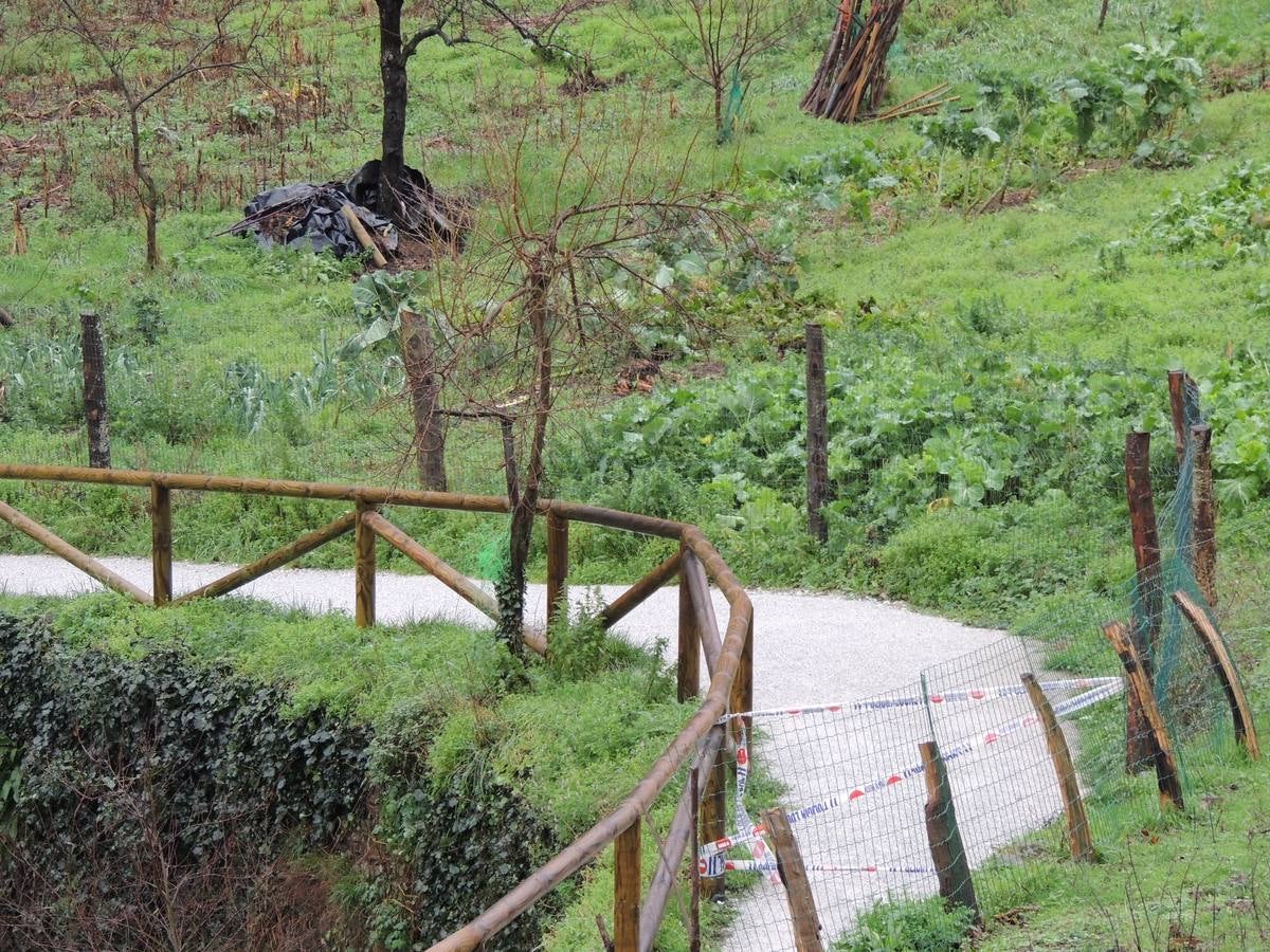 La lluvia no da tregua en el occidente asturiano