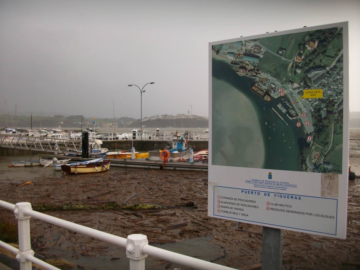 Puerto de Figueras, en Castropol.