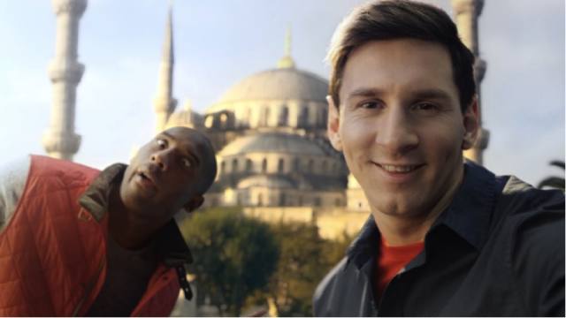 Kobe Bryant y Messi no salieron igual de bien.