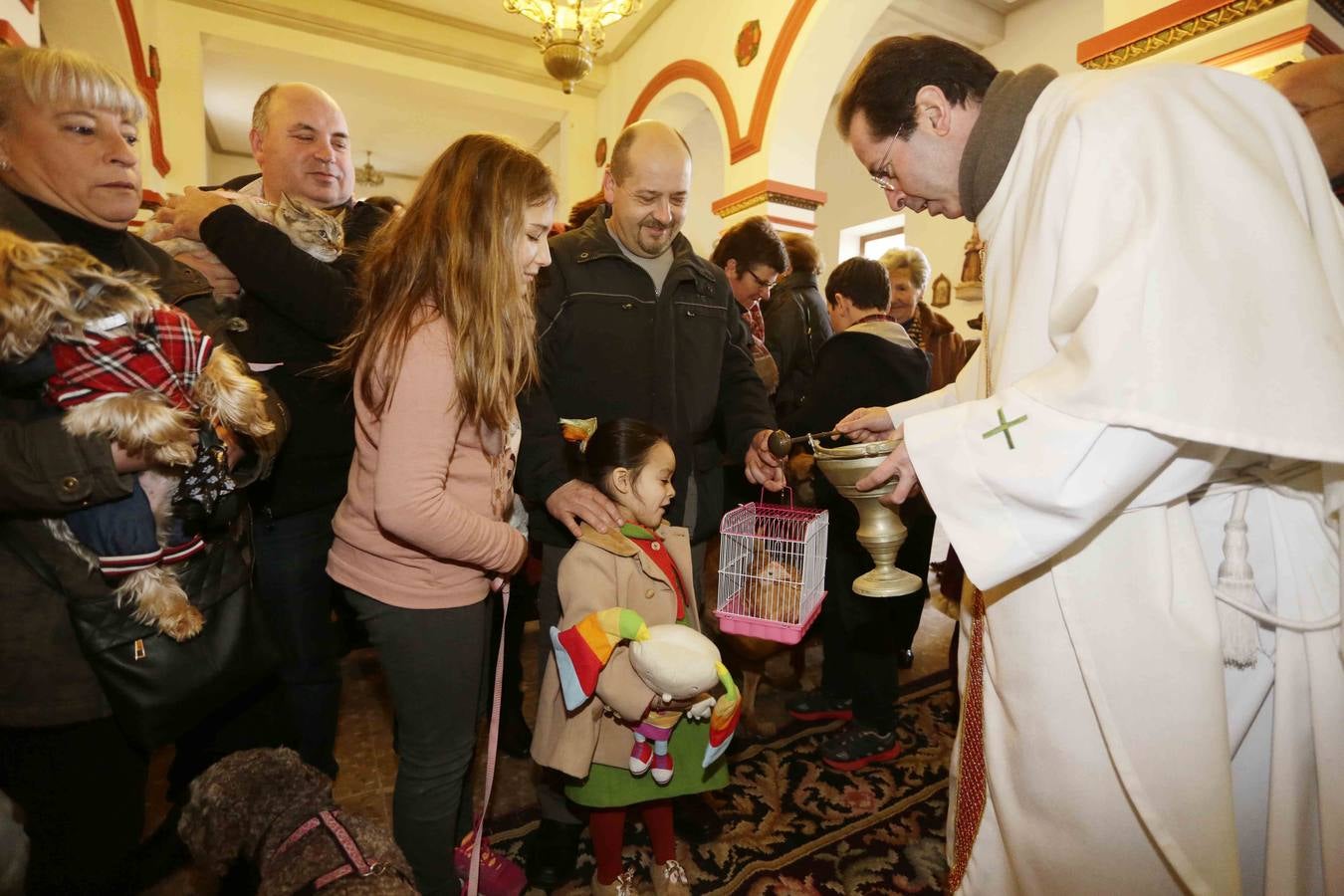 Bendición de las mascotas en Parres