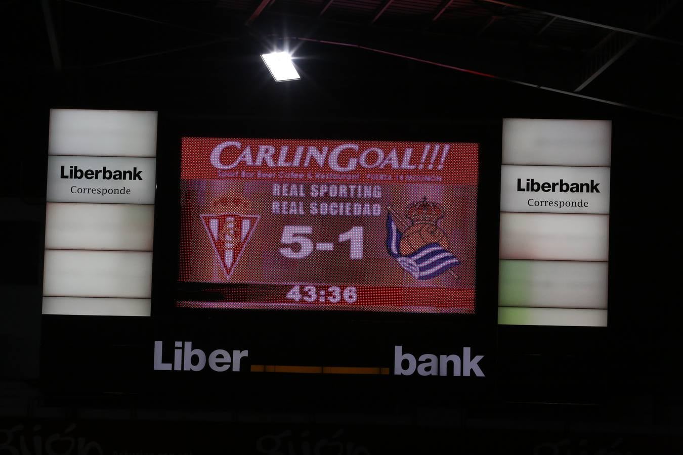 ¿Estuviste en el Sporting 5-1 Real Sociedad? Búscate en las imágenes (I)