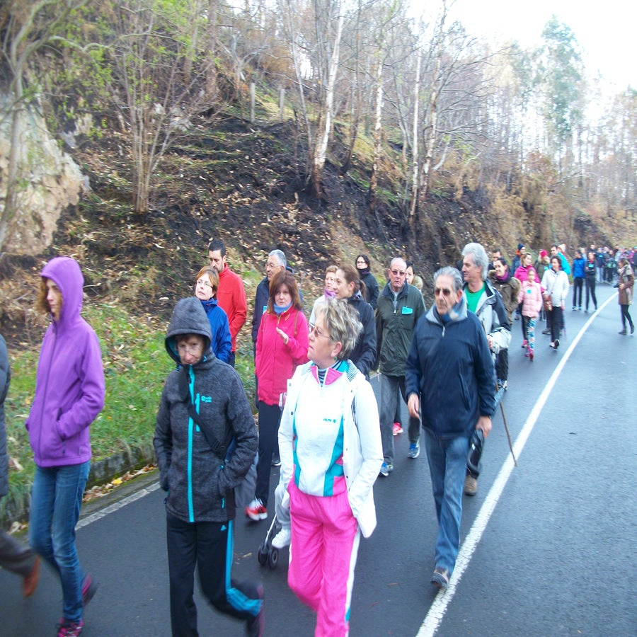 Marcha solidaria por los incendios del Occidente