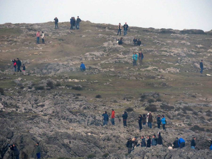 Las espectaculares imágenes de los Bufones de Pría por el temporal