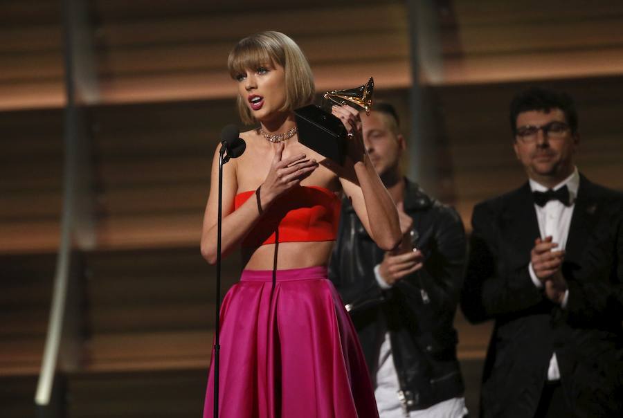 Taylor Swift, la triunfadora de los Grammy
