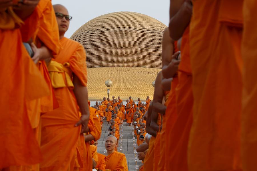 Makha Bucha, el día de los principiantes budistas