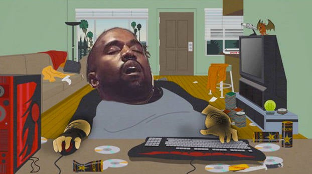 Kanye West dormido e Internet hace lo siguiente...