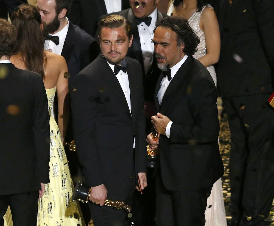 &#039;Spotlight&#039; sorprende, Iñárritu hace historia y DiCaprio gana su Oscar