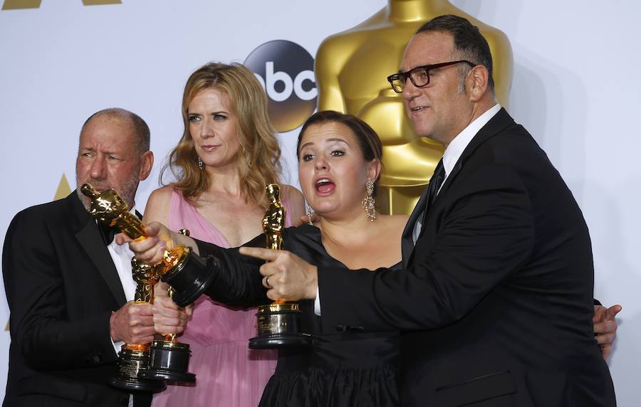 &#039;Spotlight&#039; sorprende, Iñárritu hace historia y DiCaprio gana su Oscar
