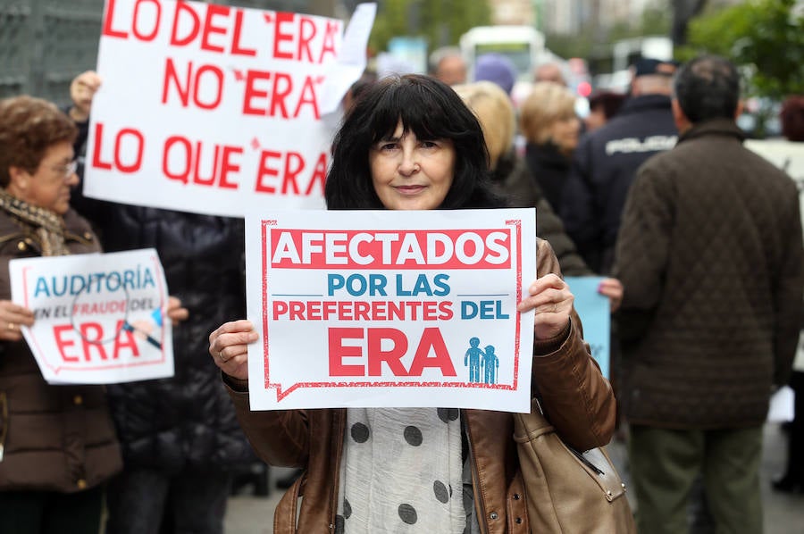 Protesta de la Plataforma de Afectados por el ERA
