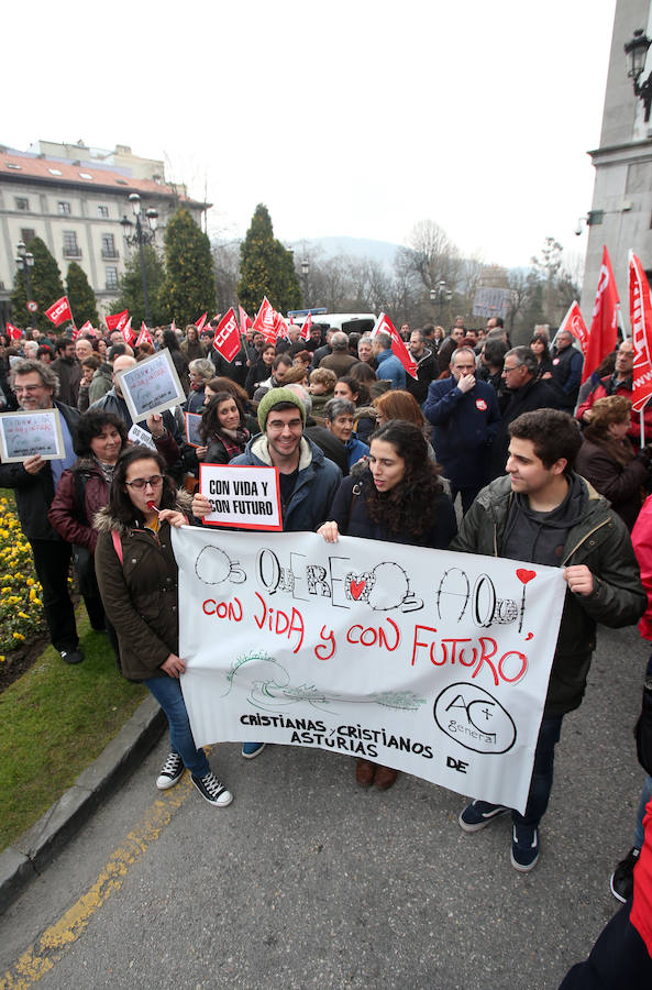 Asturias se manifiesta en apoyo a los refugiados