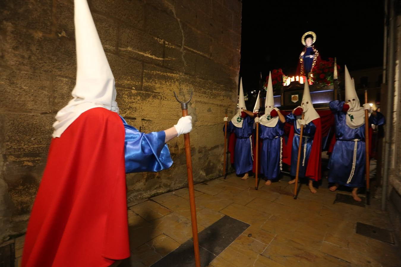 Procesión del Santo Encuentro, en Avilés