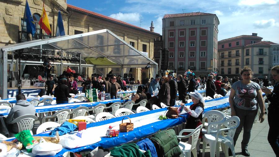 Comida en la calle de Avilés