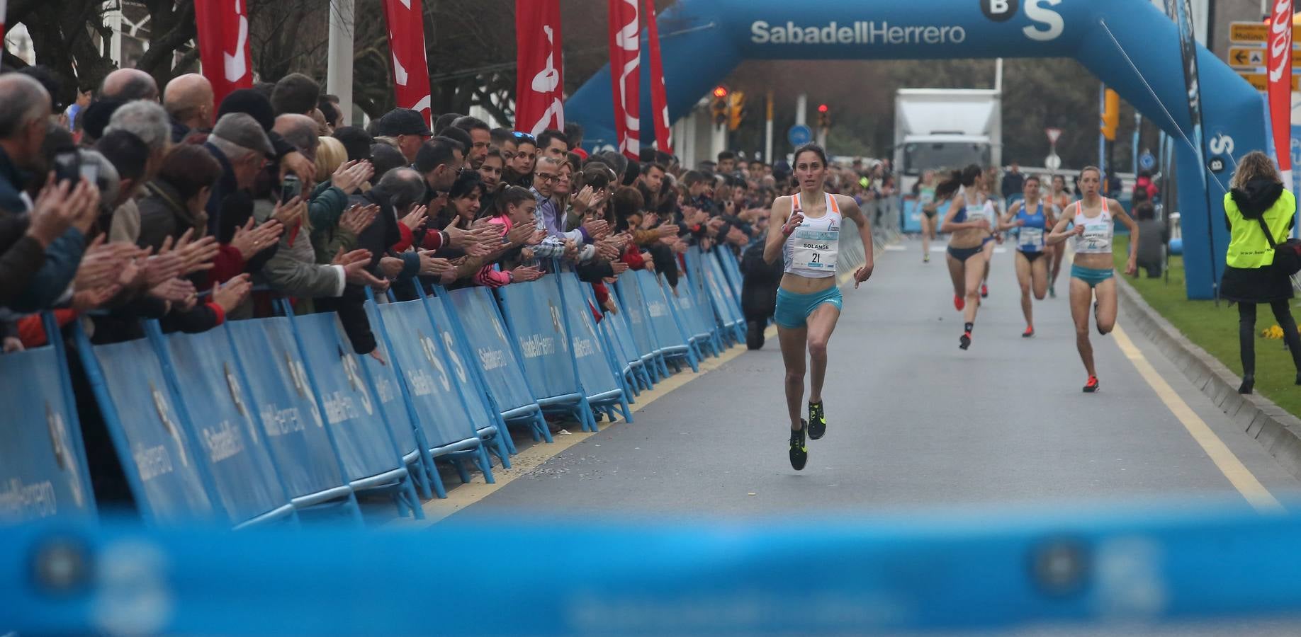 Solange Pereira, vencedora de la Milla Villa de Gijón