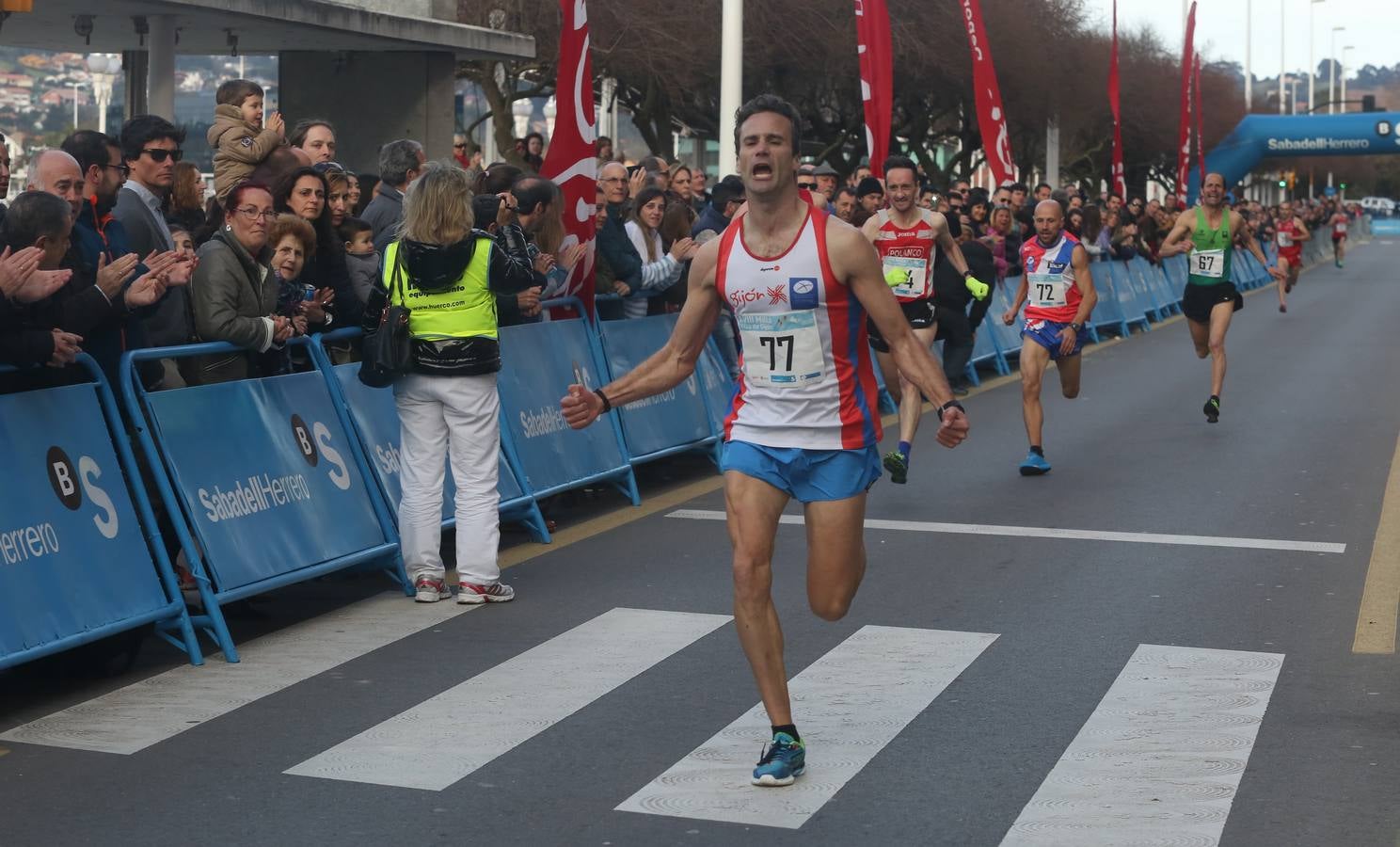 Solange Pereira, vencedora de la Milla Villa de Gijón