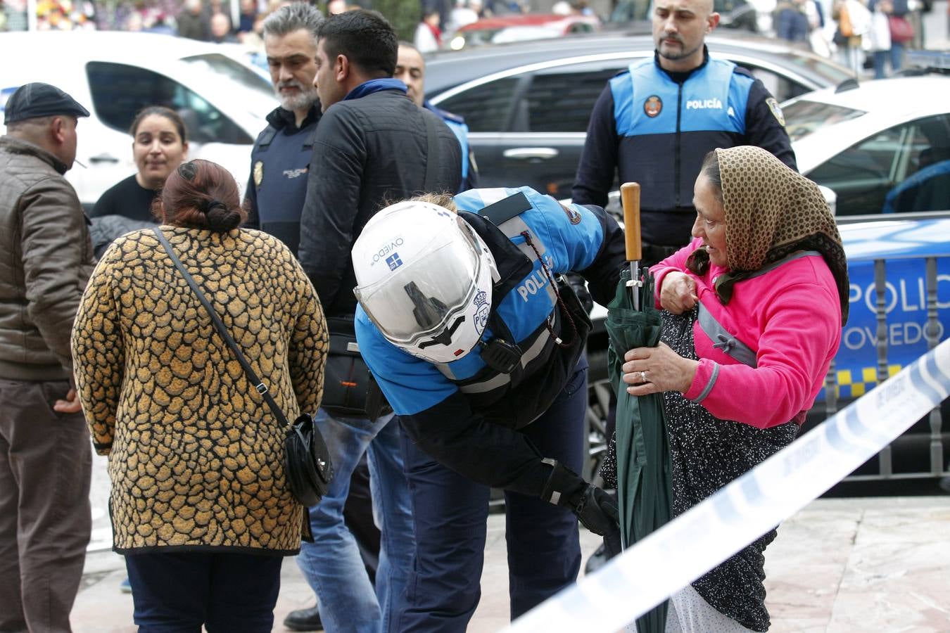 Multitudinaria pelea con seis heridos en Oviedo