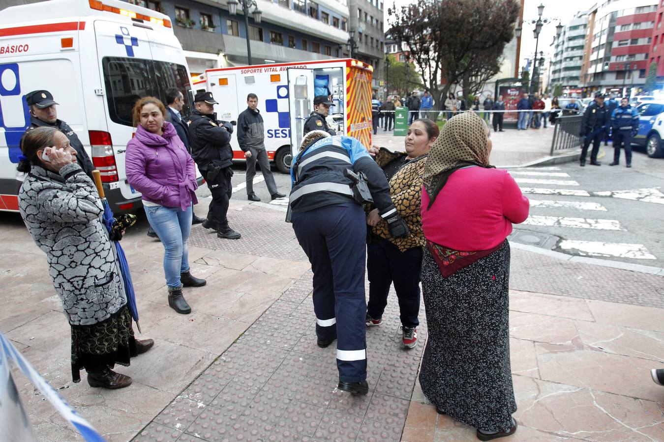 Multitudinaria pelea con seis heridos en Oviedo
