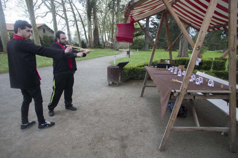 Flores de papel en el Botánico