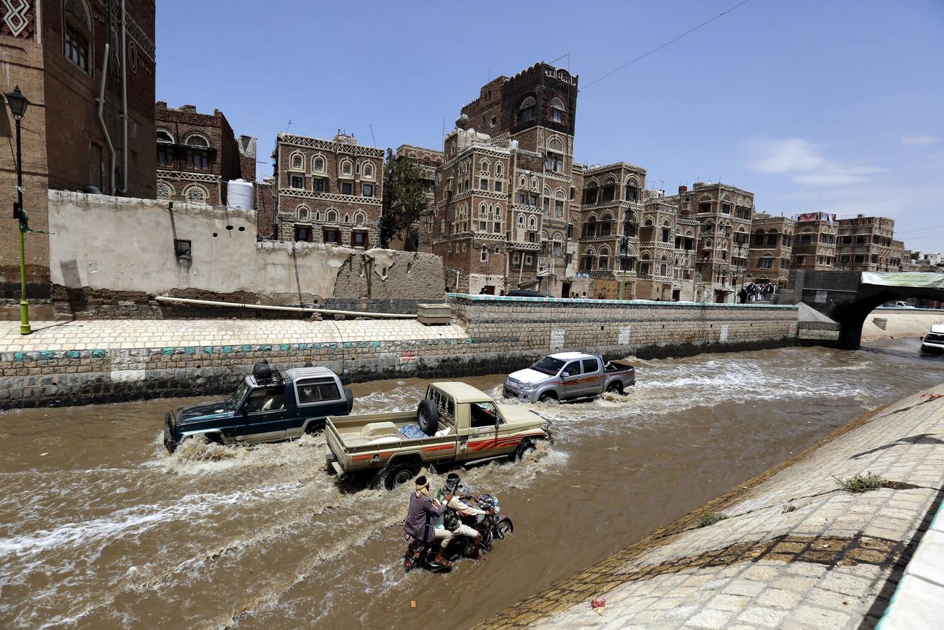 Lluvias torrenciales en Yemen