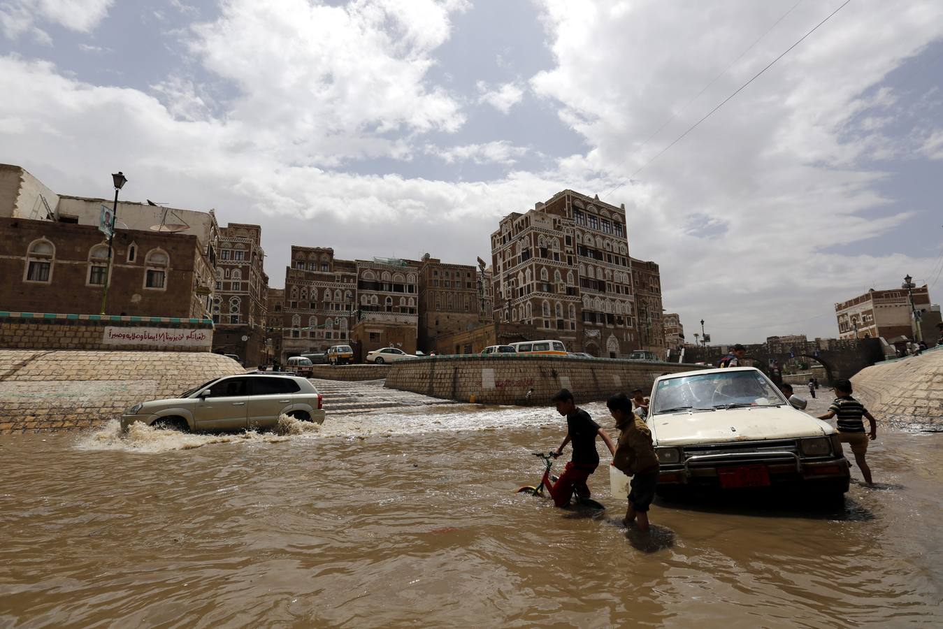 Lluvias torrenciales en Yemen