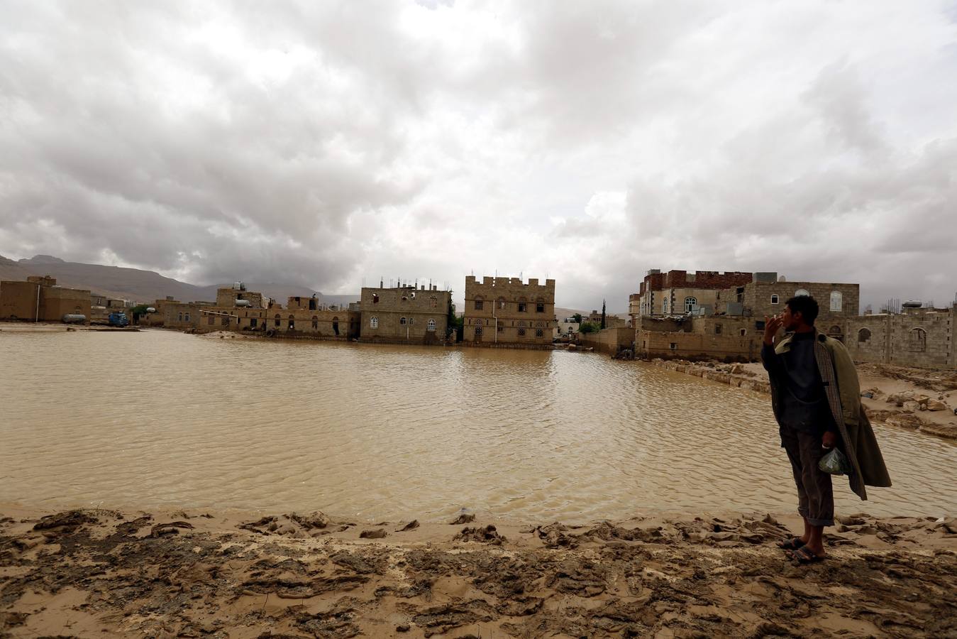 Lluvias torrenciales en Yemen