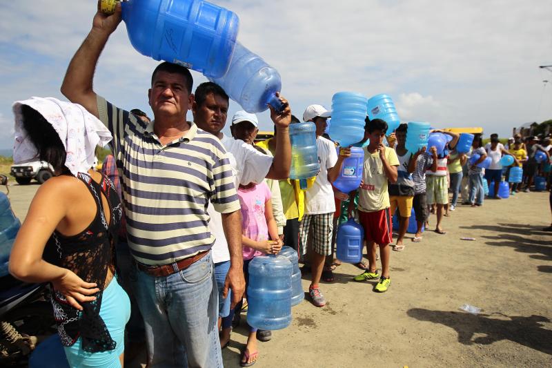 Desolación y destrucción en Ecuadro