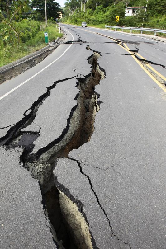 Desolación y destrucción en Ecuadro