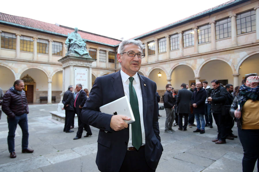 Santiago García Granda, nuevo rector de la Universidad de Oviedo