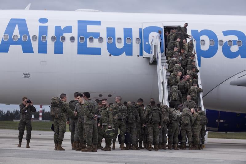 El Regimiento Príncipe, rumbo a Polonia