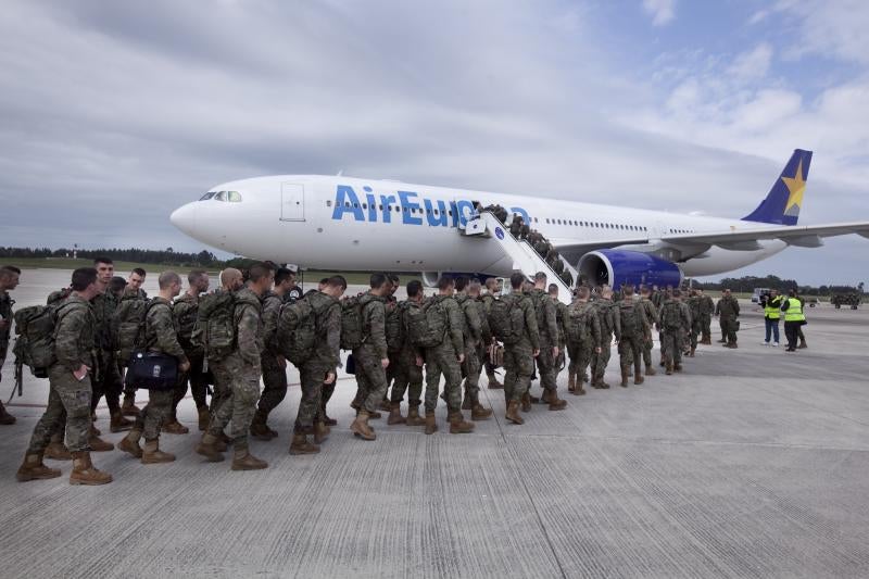 El Regimiento Príncipe, rumbo a Polonia