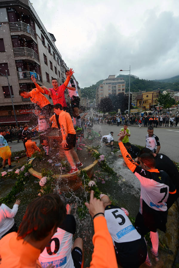 El Caudal, pletórico por su ascenso