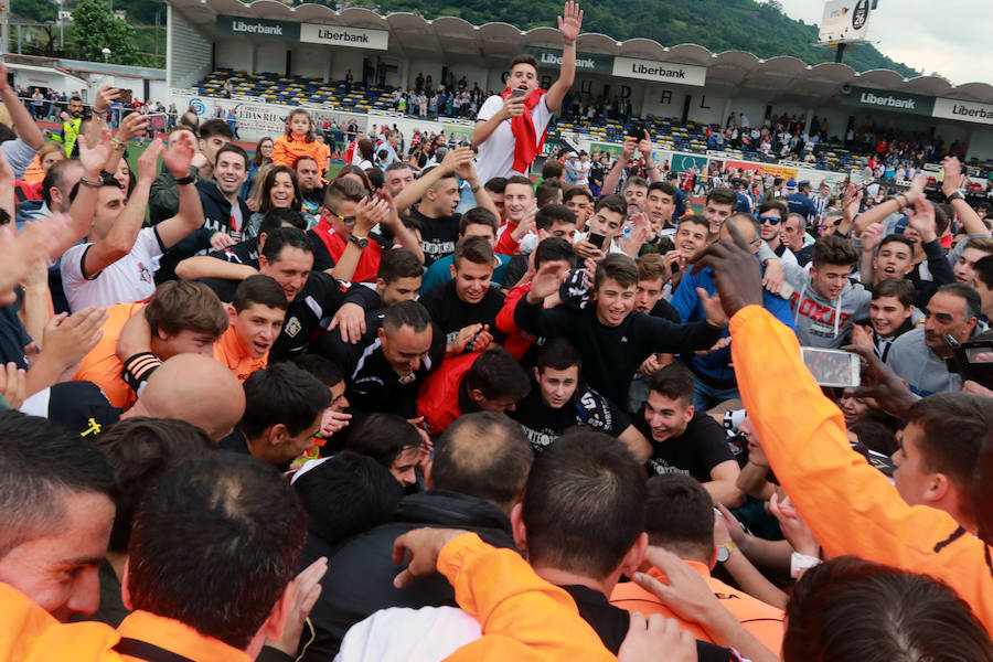 El Caudal, pletórico por su ascenso