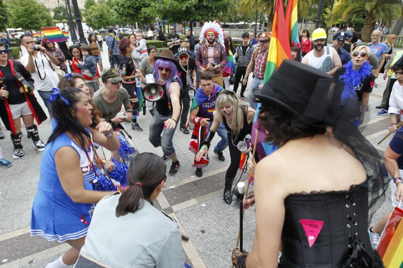 La fiesta del Orgullo, en Gijón