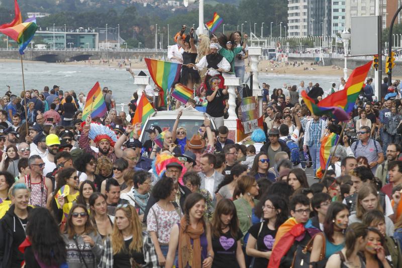 La fiesta del Orgullo, en Gijón