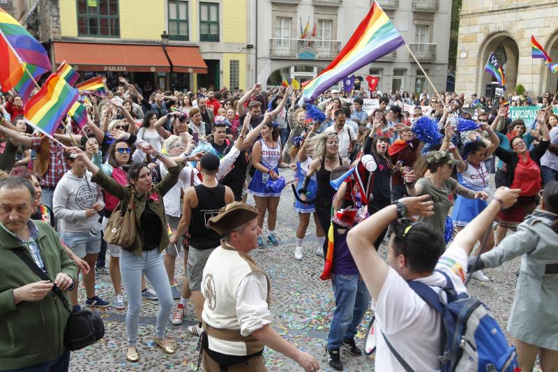 La fiesta del Orgullo, en Gijón