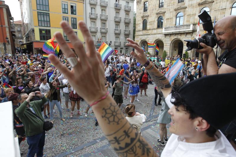 La fiesta del Orgullo, en Gijón