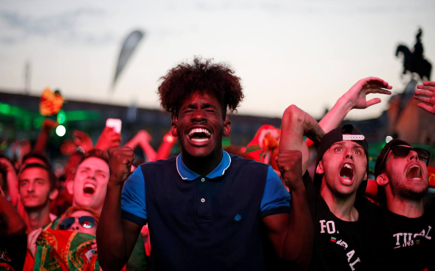 Portugal enloquece con el pase a la final de la Eurocopa