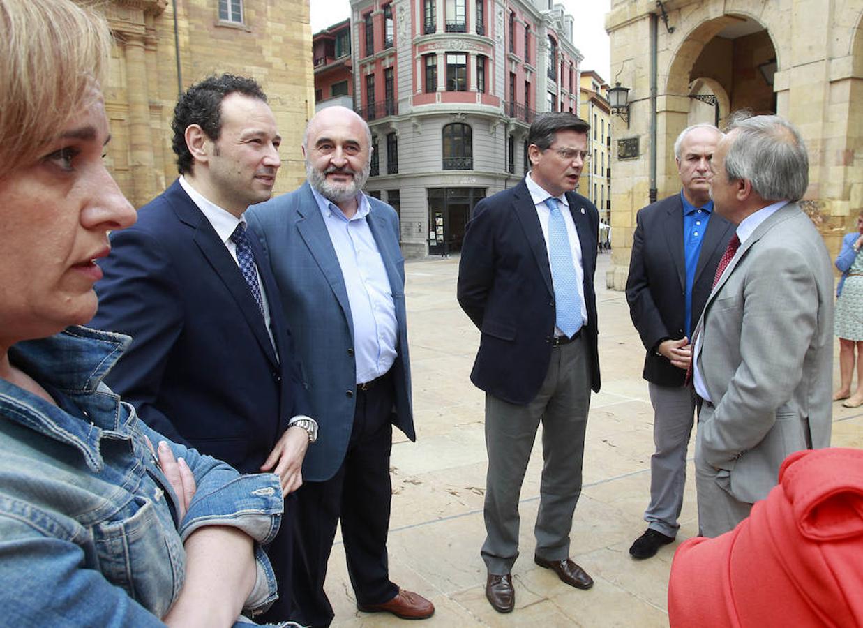 Concentración en Oviedo contra la violencia de género