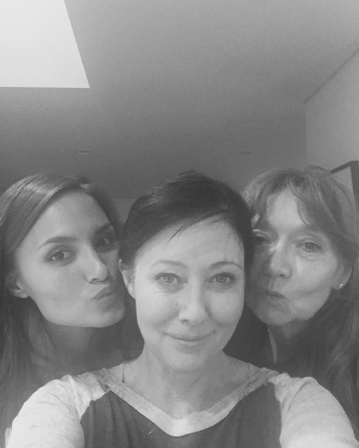 Las duras imágenes de Shannen Doherty en su lucha contra el cáncer