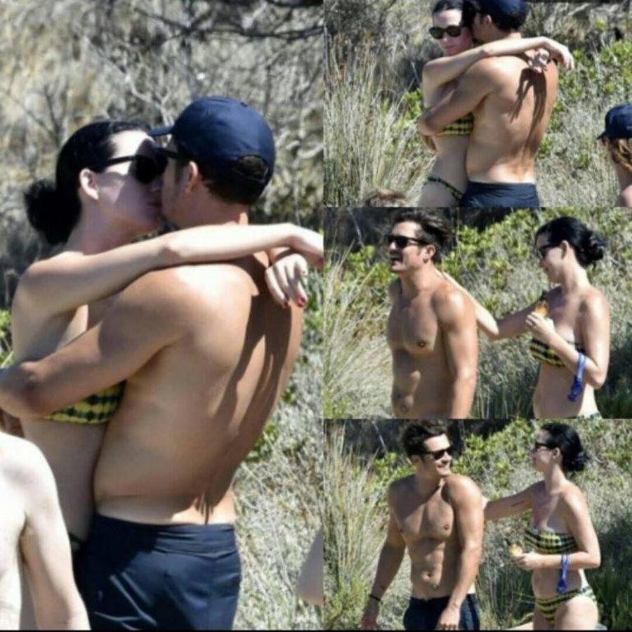 Orlando Bloom rema completamente desnudo junto a Katy Perry en Cerdeña