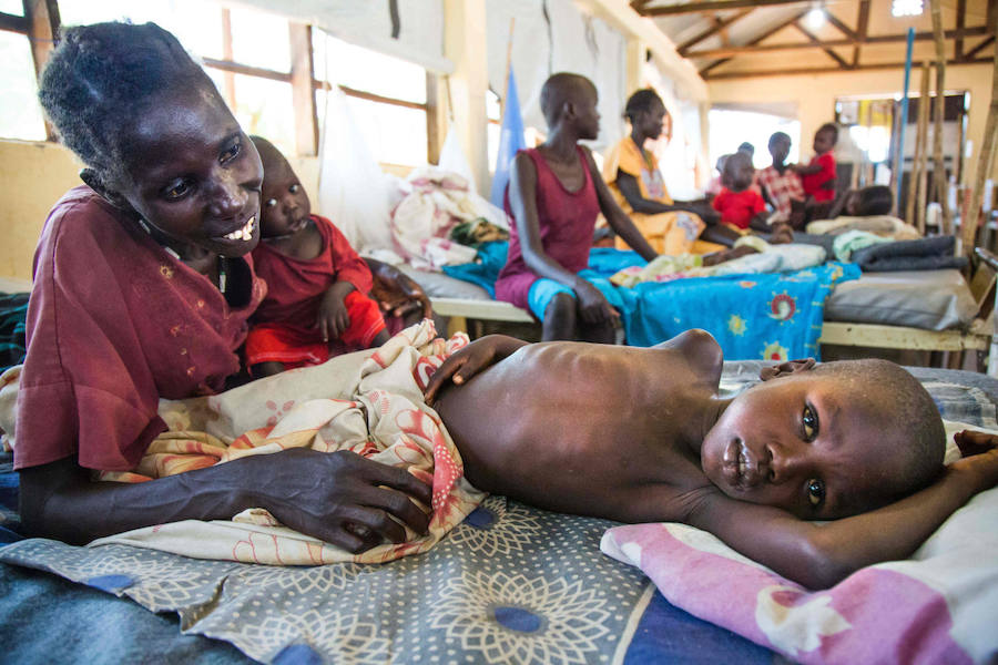 Mortal crisis alimentaria en Sudán del Sur