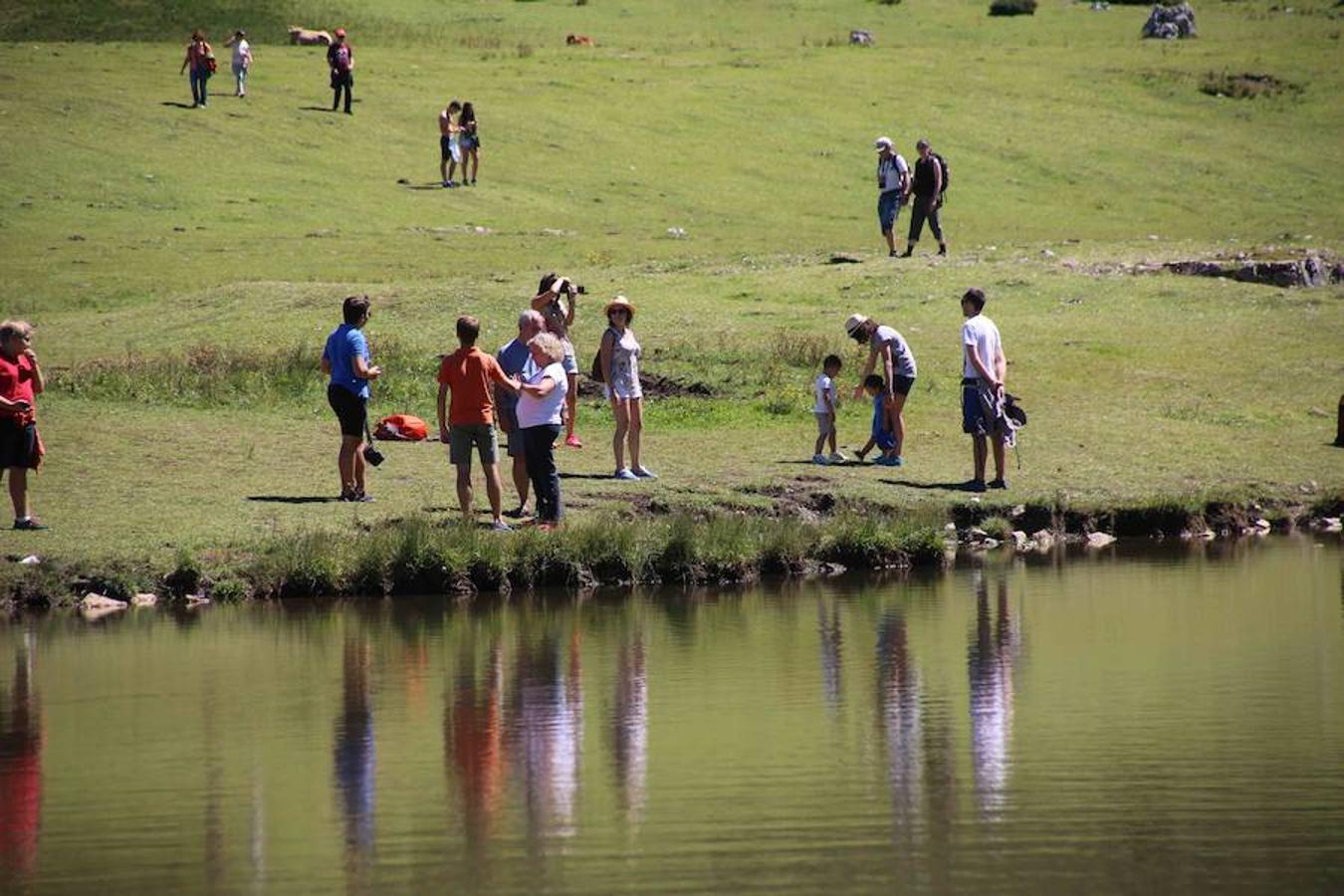 Lleno en los Lagos de Covadonga