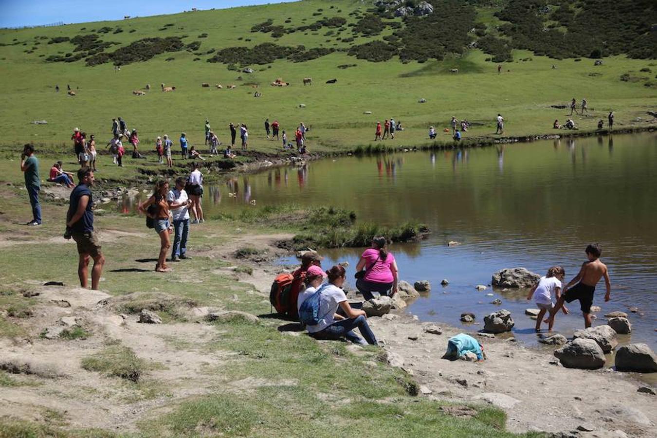 Lleno en los Lagos de Covadonga