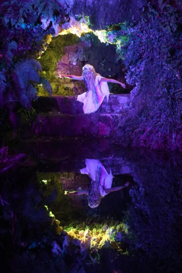 Así son las Noches Mágicas en el Botánico de Gijón